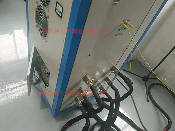 地鐵高鐵碳化塊溫升大電流發(fā)生器電阻檢測(cè)現(xiàn)場(chǎng)案例